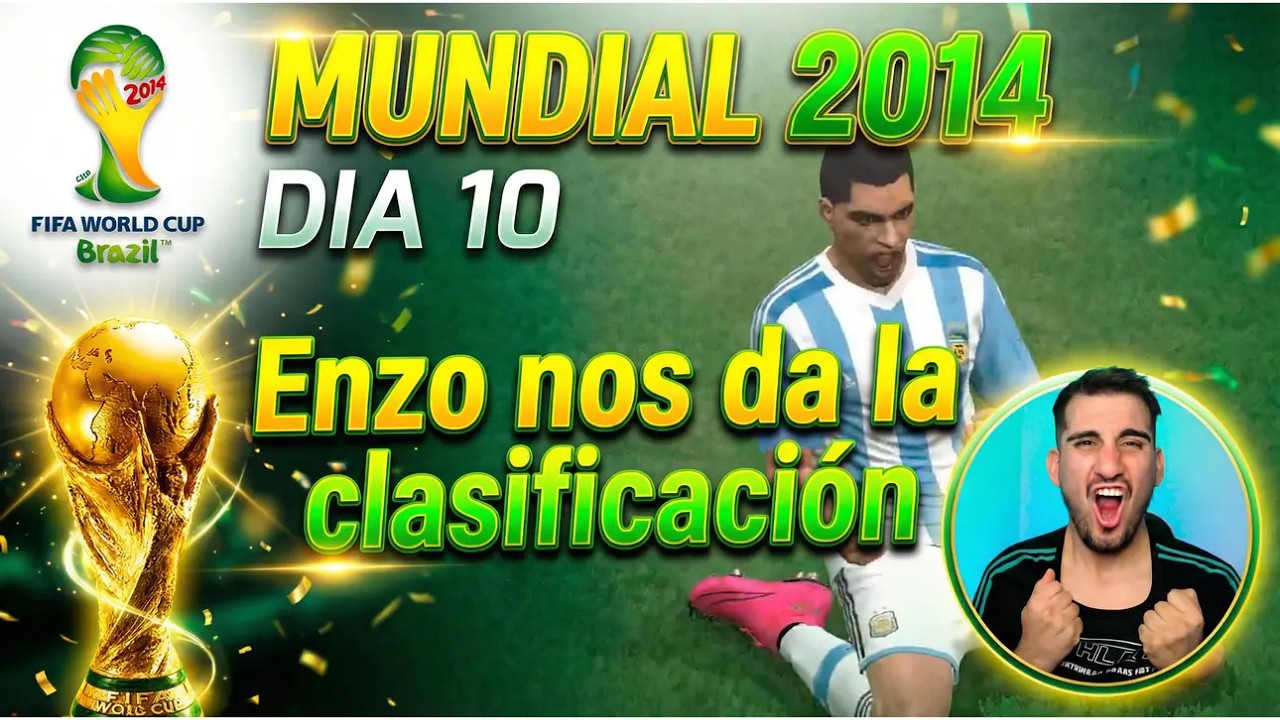 DIA 10 - INTENTANDO GANAR EL MUNDIAL 2014 CON ARGENTINA - (PES 2016)