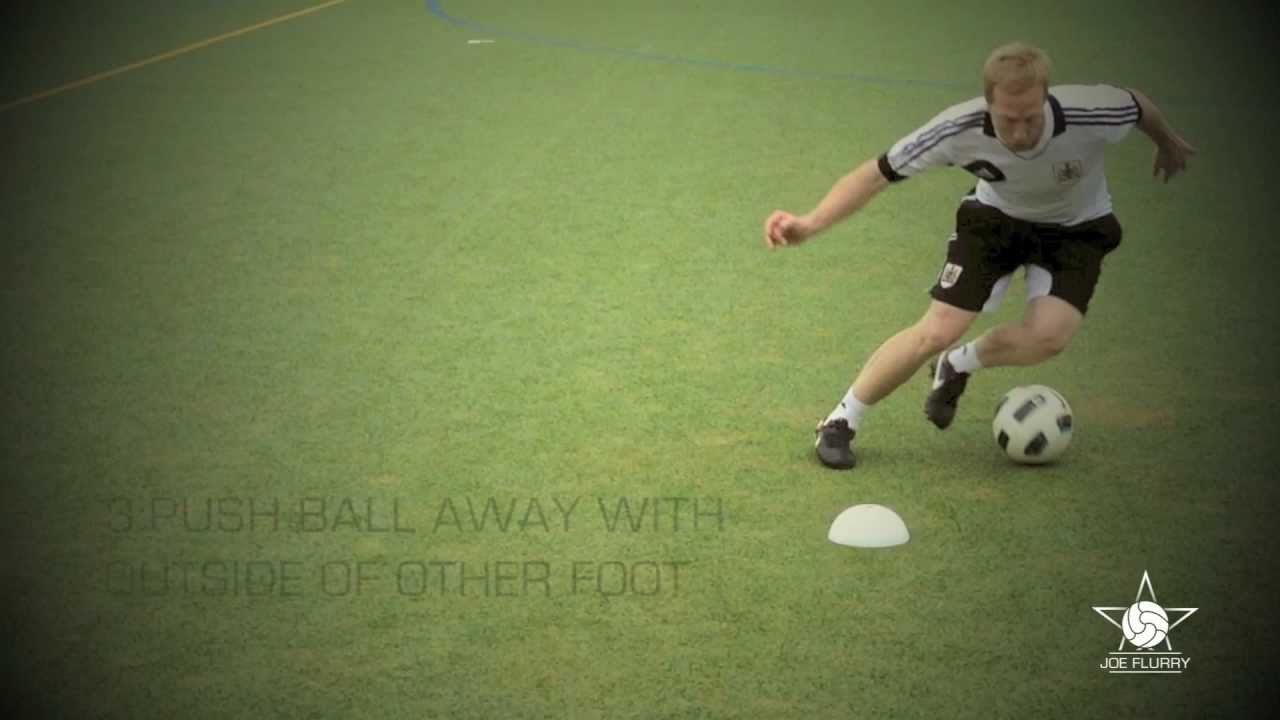 How to do the Matthews Move Number 1 & 2 - Football Soccer 1v1 Tutorial