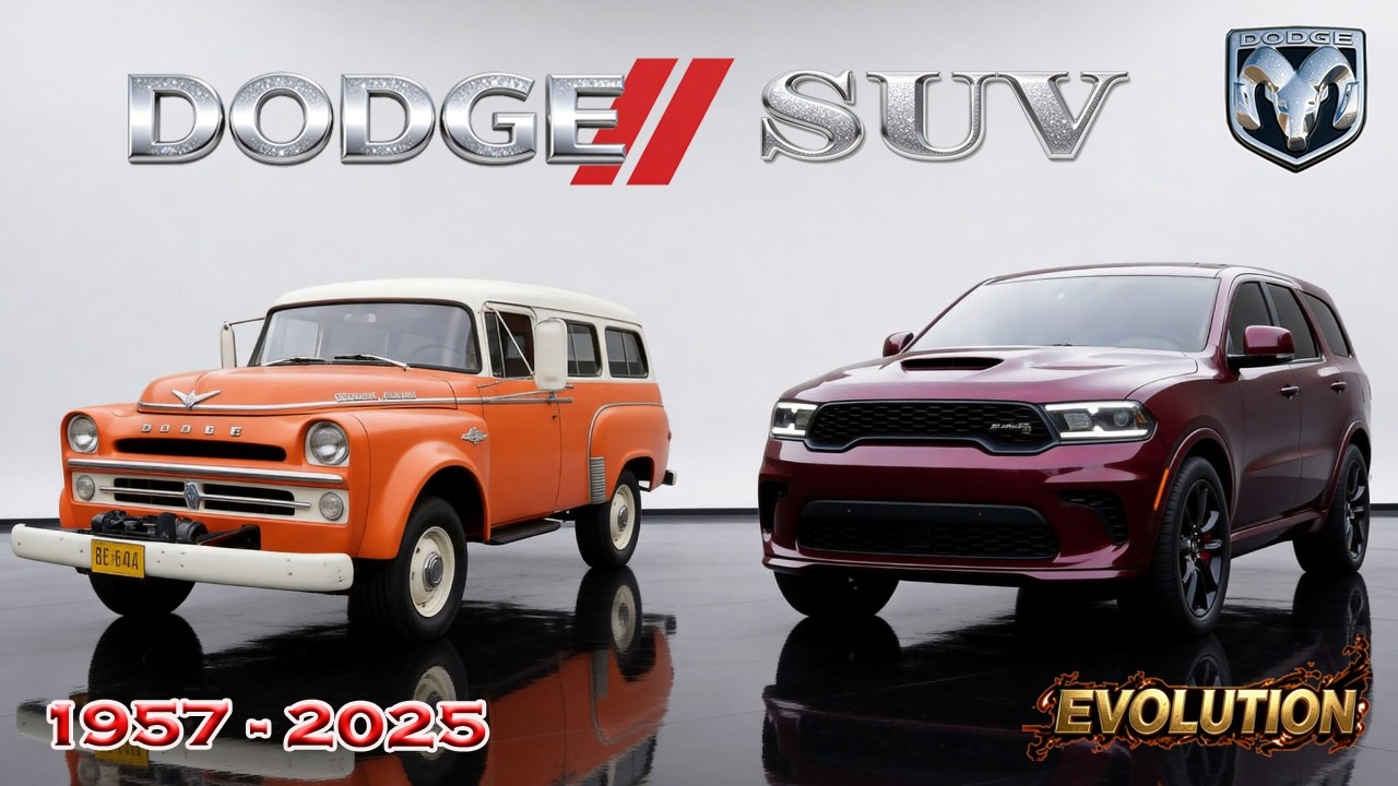 The History of SUVs The Evolution of the Dodge SUV From the 1957 Workhorse to the 2025 Monster! 🏎️
