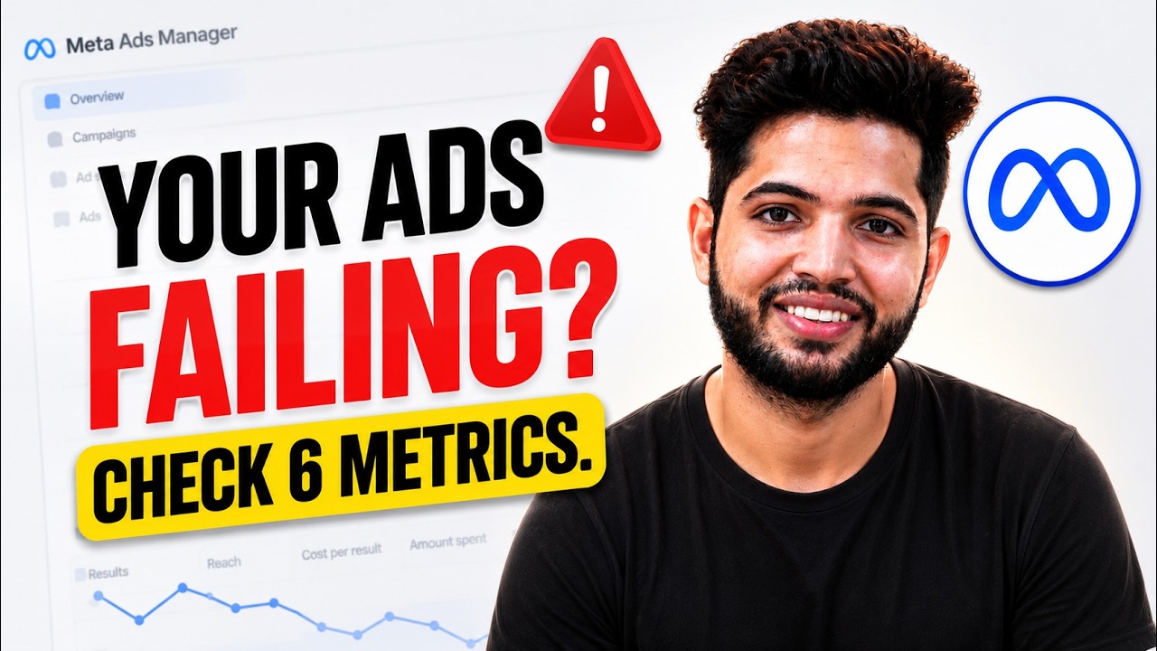 6 Meta Ads Metrics That Tell Why Your Ads Are Failing (And What to Fix) | D2C by Nikhil