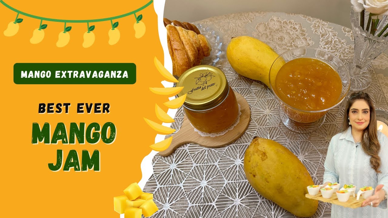 Best Ever Mango Jam Recipe | Preserve For One Year | Jam Recipe | How to make mango jam at home