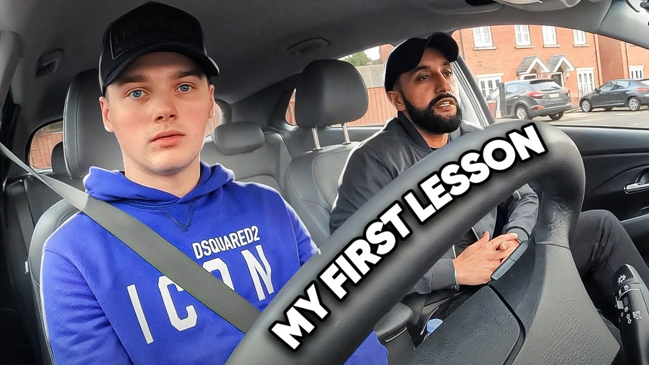 CHARLIE'S FIRST LESSON WITH ME | The Basics of Driving