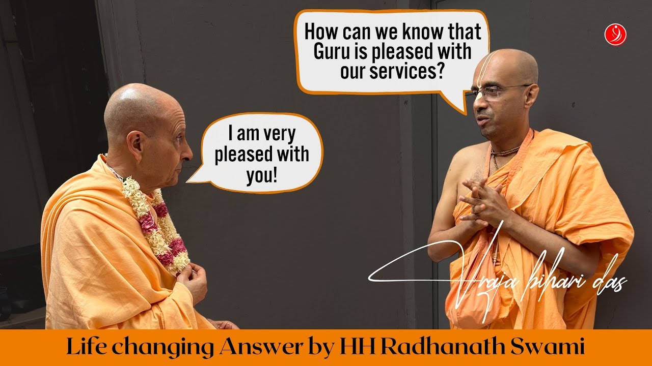 Mood for Service by @Radhanath Swami at ISKCON Chowpatty #Throwback
