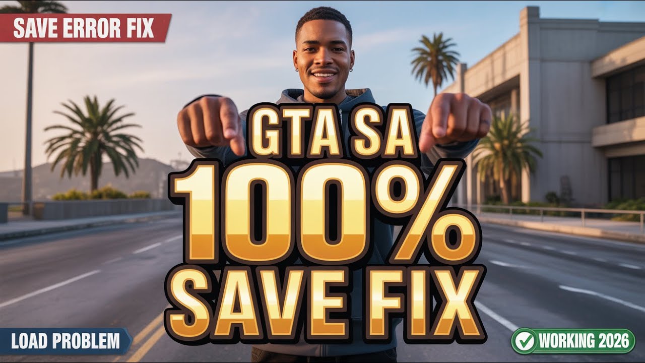 Исправление проблемы с загрузкой сохранений GTA San Andreas (100%) |