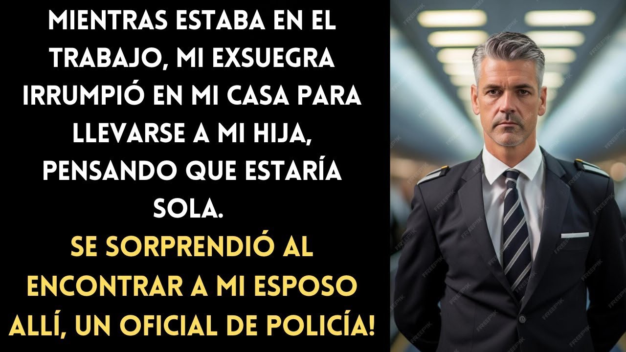 Mi exsuegra intentó llevarse a mi hija, pero mi esposo, que es policía, la detuvo.