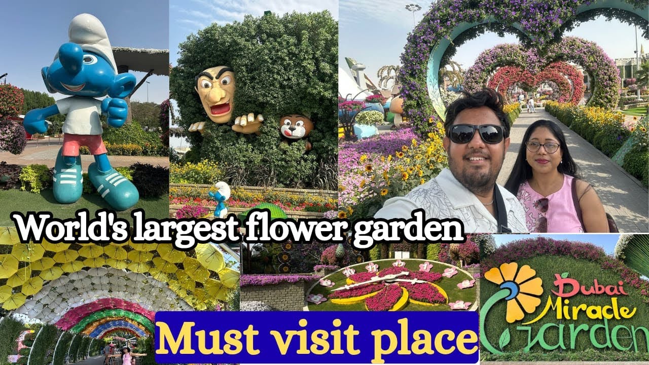 Dubai Miracle Garden | World’s Largest Flower Garden | Must Visit Place In Dubai 