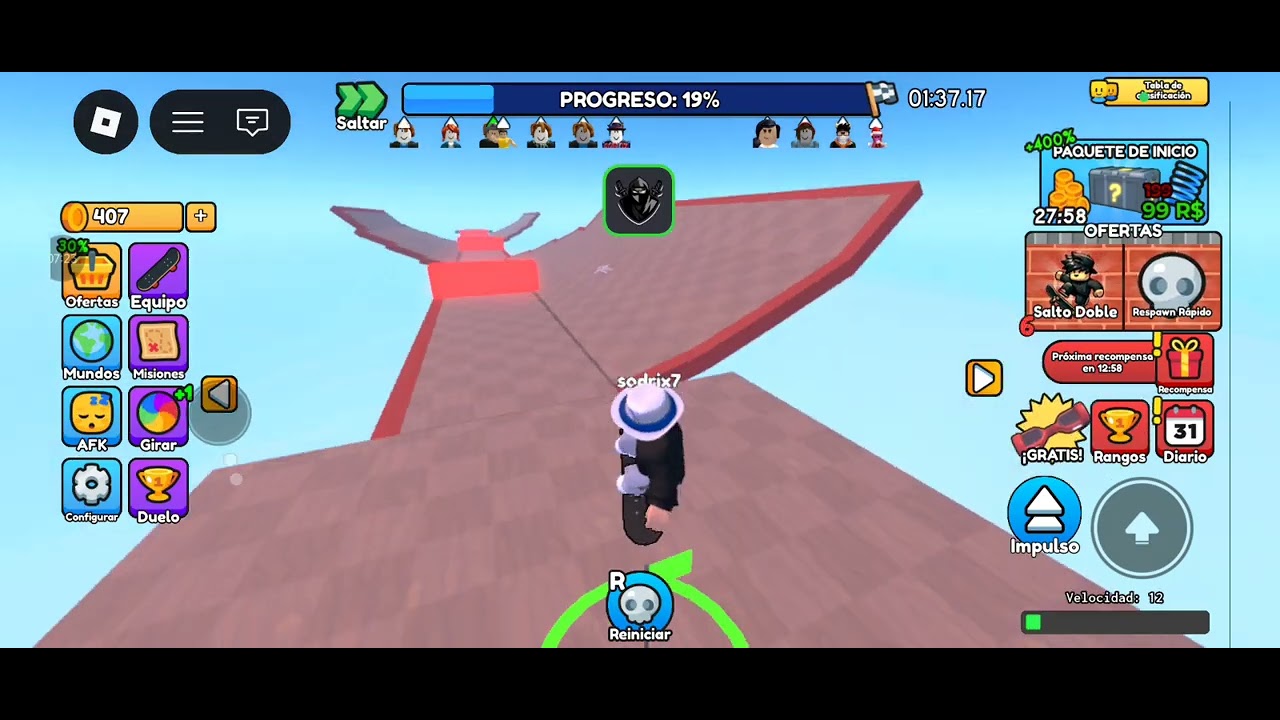 Obby de patineta y obby de patines