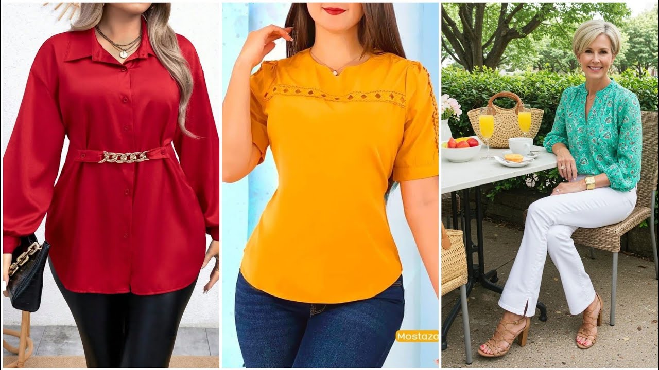 Moda 2026 BLUSAS BONITAS 100”Ideas De blusas bonitas MODELOS casuales 25/26 #fashion #shirts #style