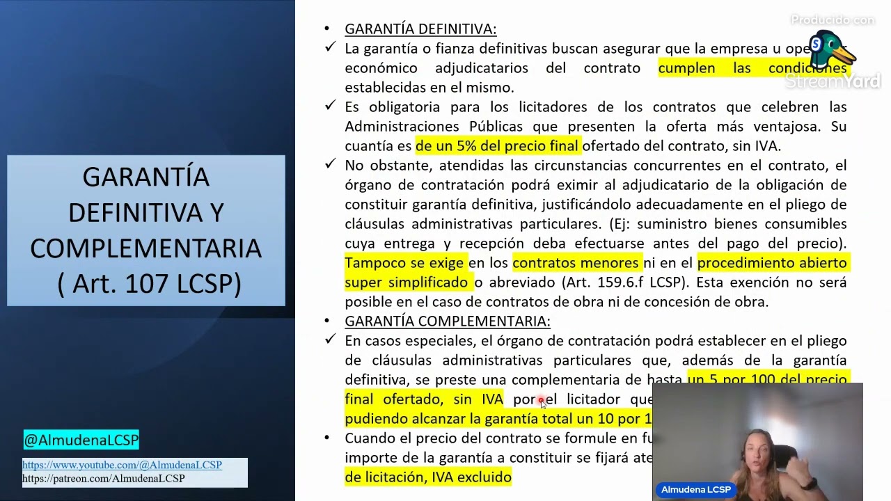 11. Art 106 a 114: RESUMEN Ley contrato 9 2017 (LCSP)para opositores