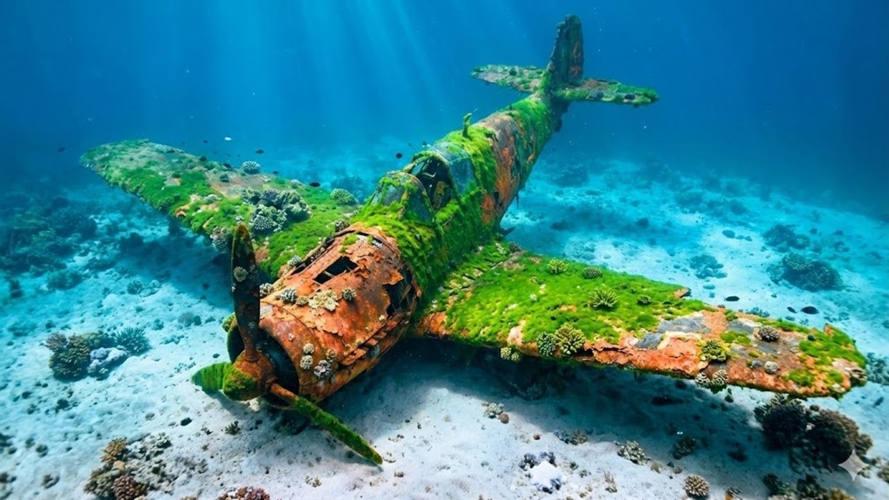 AFTER DECADES LOST AT THE BOTTOM OF THE SEA… THE RECOVERY OF THIS MESSERSCHMITT AIRCRAFT WILL SURPRI