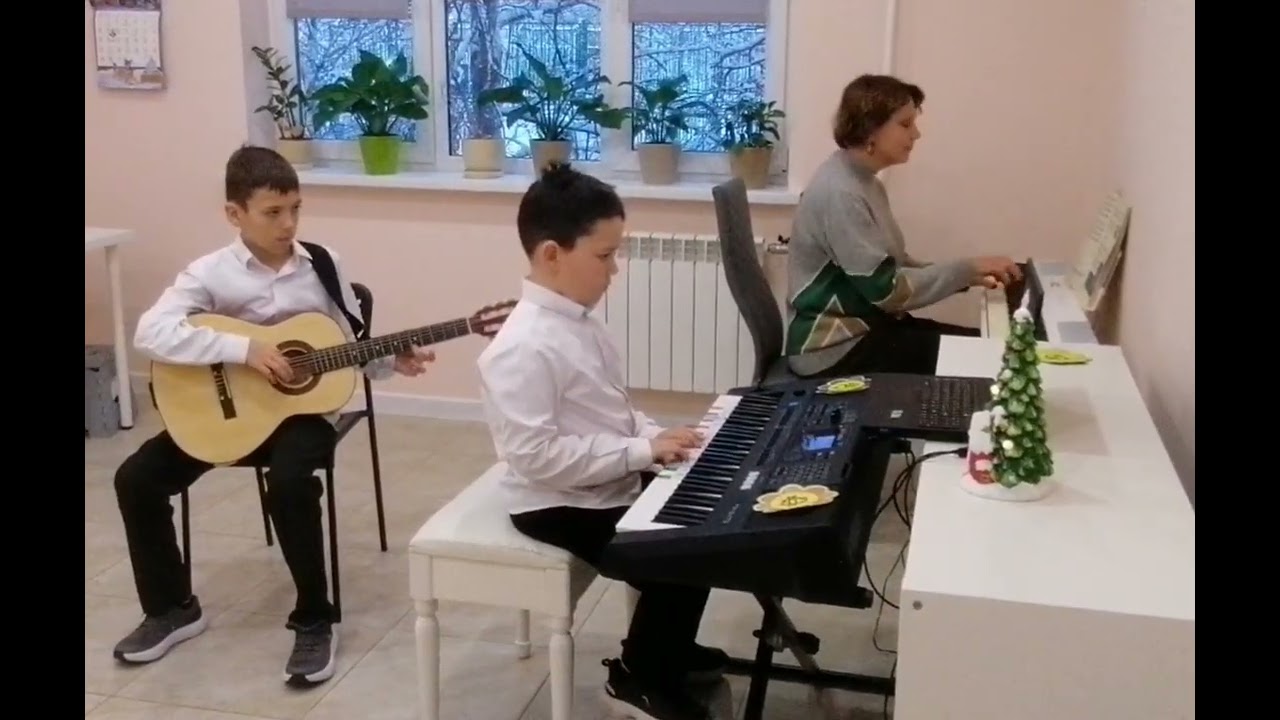 Soft Mozart Academia: Winter Recital 2025-2026. Ruslan(6) and German 