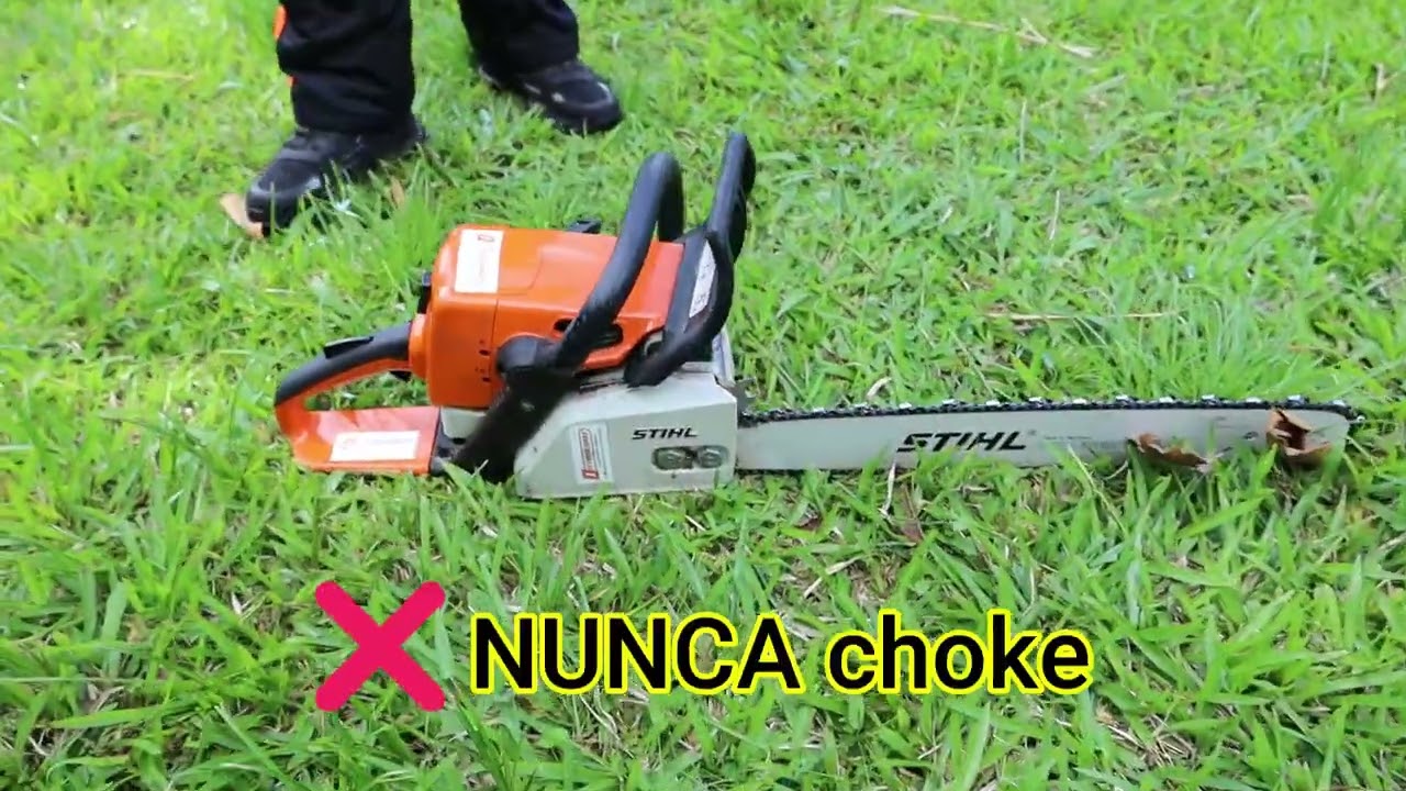 Как запустить бензопилу Stihl — ЛЕГКО И БЫСТРО