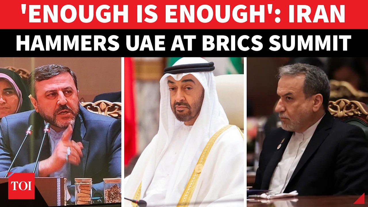 'Even Israel Couldn't Save You': Clashes At BRICS Summit; Iran Minister Blasts UAE Diplomat | WATCH