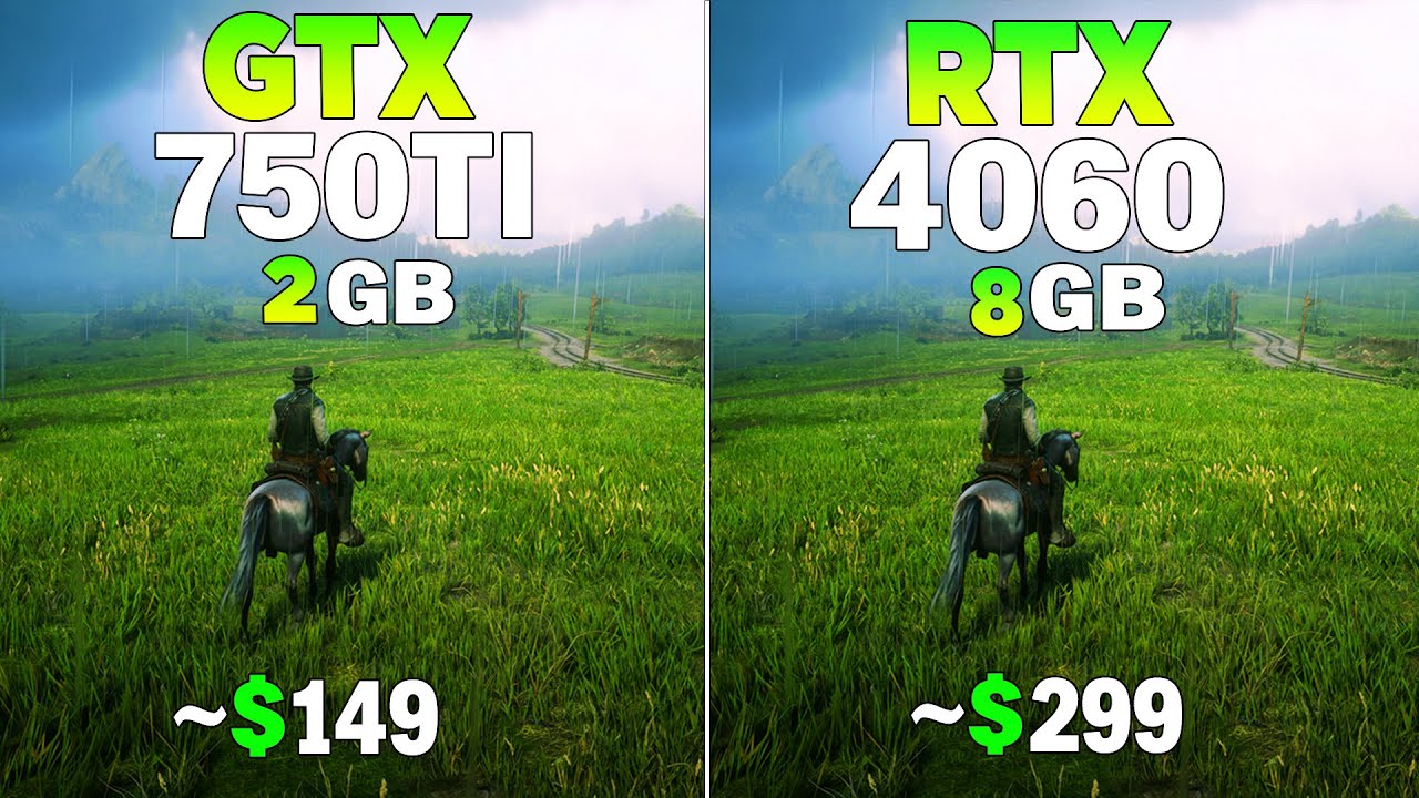 GTX 750 Tİ Vs RTX 4060 - Test in 11 Games