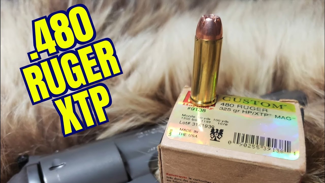 .480 RUGER HORNADY 325GR XTP