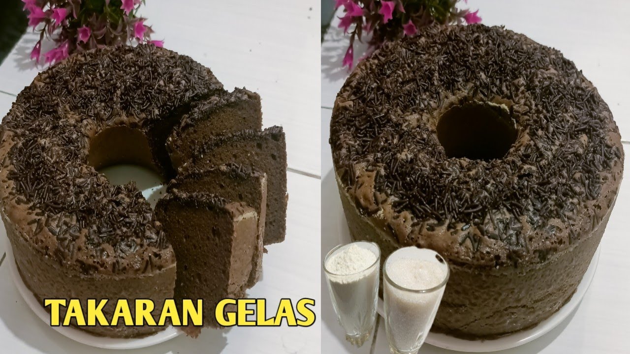 BOLU COKLAT TAKARAN GELAS SUPER LEMBUT