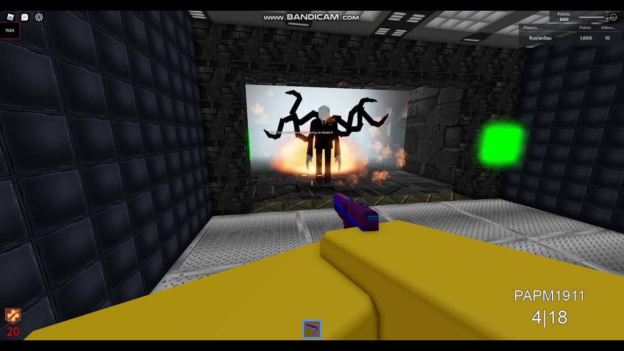 Roblox SAKTK starting on round 20 in Endless Survival w/pistol only challenge