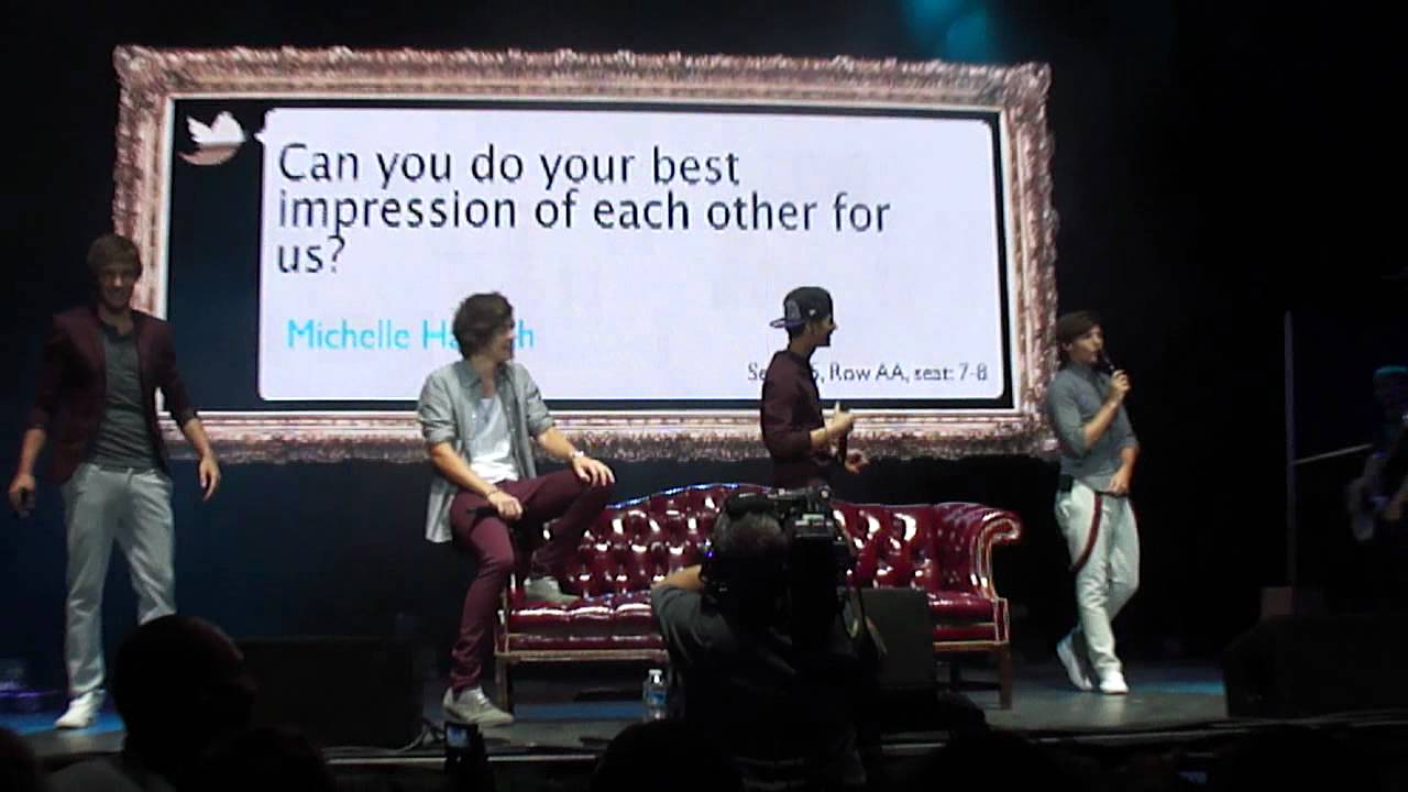 One Direction Impressions of each other Atlanta, Ga June 26th