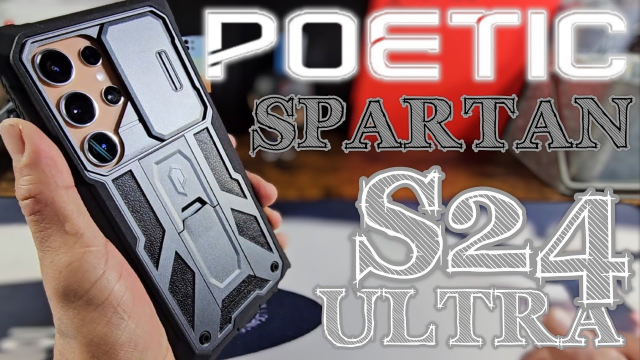 Обзор чехла Poetic Spartan Gun Metal Grey для Samsung Galaxy S24 Ultra