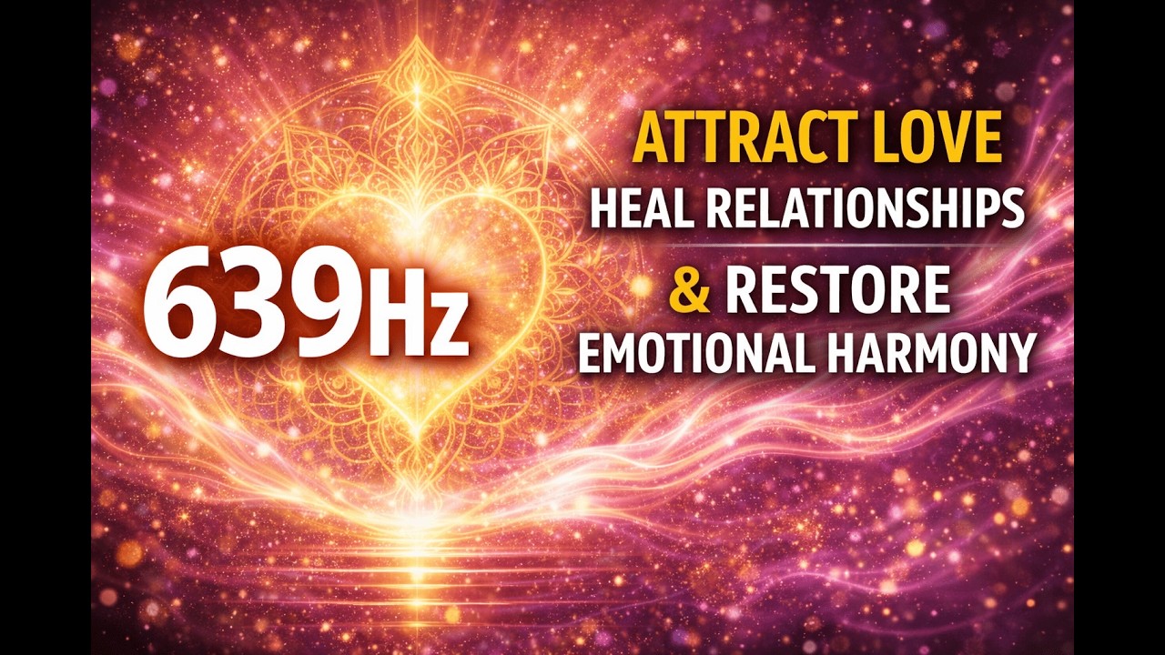 639 Hz Divine Frequency – Attract Love, Heal Relationships & Restore Emotional Harmony