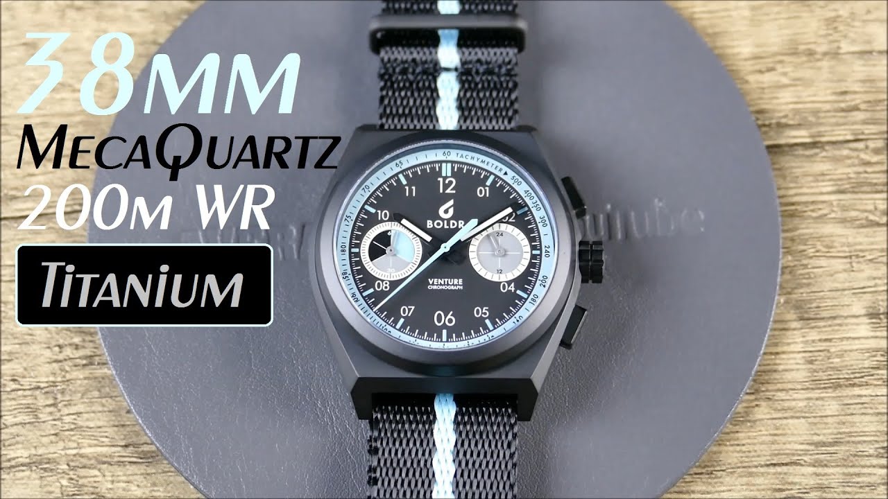 On the Wrist, from off the Cuff: BOLDR – Venture Rally SRW, MecaQuartz Titanium Racing Chronograph