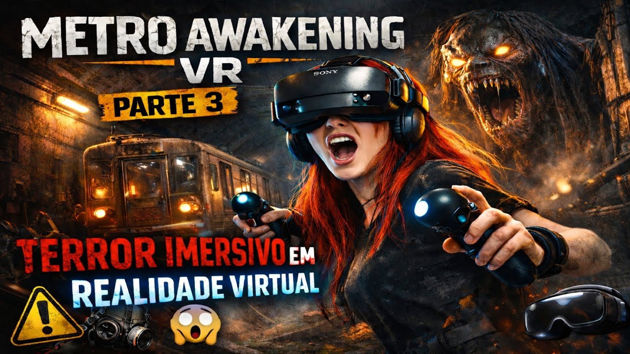 METRO AWAKENING VR – Parte 3 | Terror Imersivo em Realidade Virtual 😱🕶️