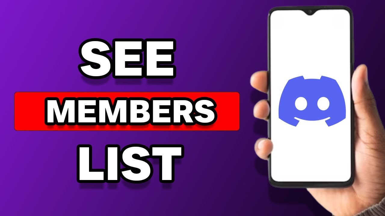 How To See Members On Discord Server