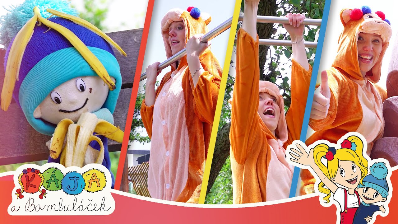 Kája a Bambuláček | Opičí dráha plná banánů🙈