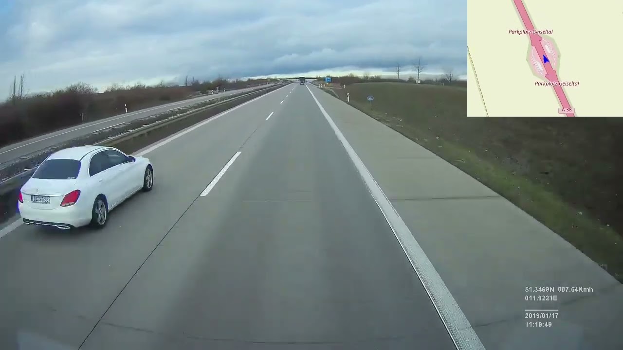 Германия. Автомагистраль A38, Риппахталь &mdash; Драмметаль, 2019, 1x