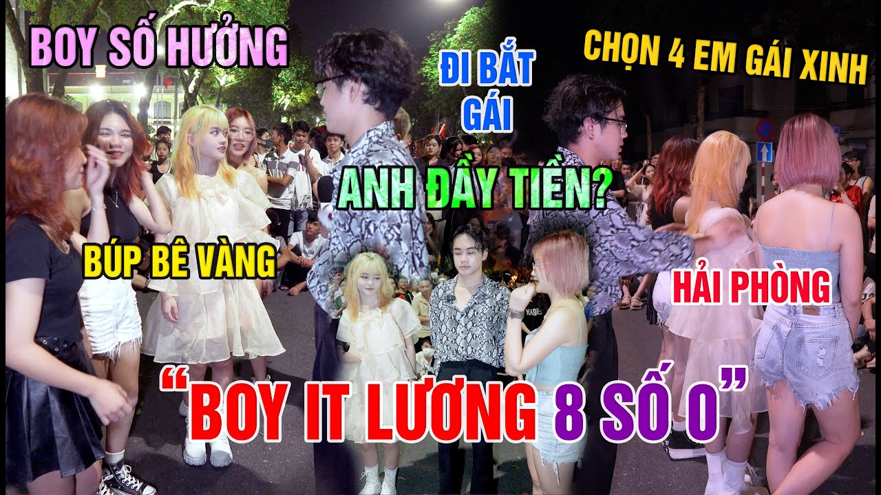 Em đầy tiền I Boy IT lương 8 số 0 ghép đôi 4 em gái xinh cháy phố thích nhảy Au và cái kết cay đắng
