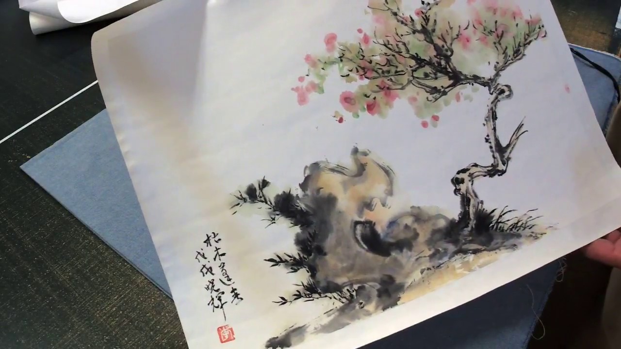Live Demo: method B of Dry mounting with silicone paper