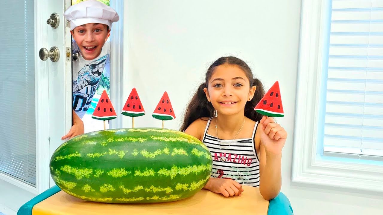 Frutas para Niños con Heidi y Zidane | Cafe de los niños con frutas!