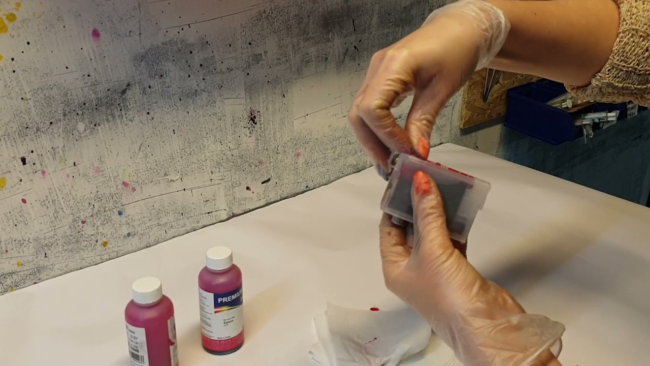Как заправить ПЗК Epson
