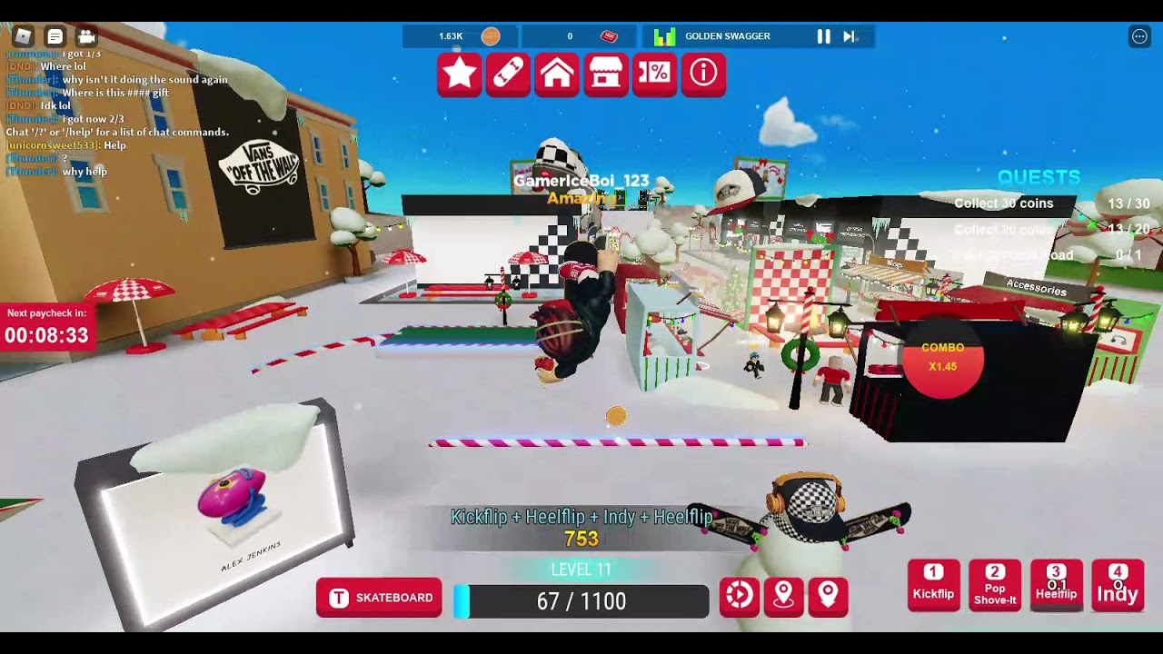 Playing [HOLIDAY] Vans World In ROBLOX