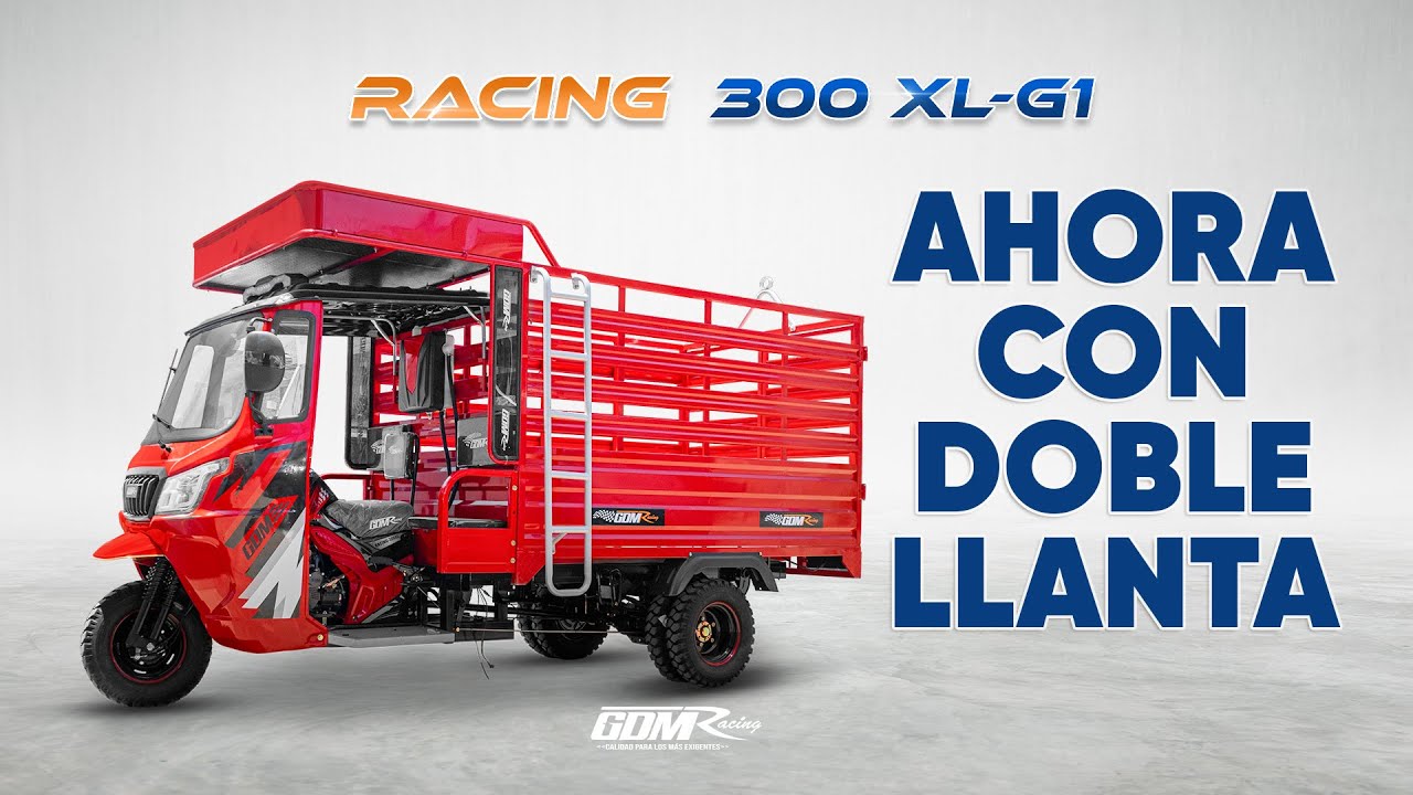 Moto Carguero - Racing300 XL G1 Doble llanta | Lima - Perú