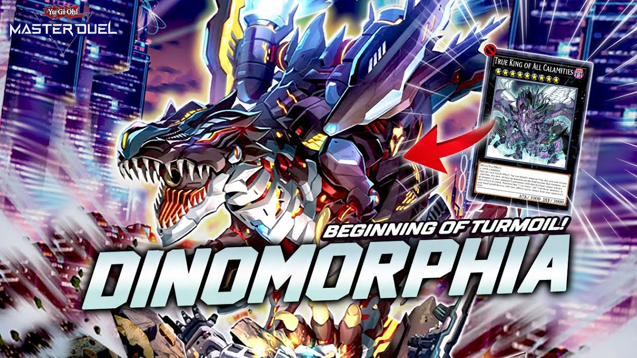NEW DINOMORPHIA DECK - REXTERM No Monster Effect ALLOWED! [Master Duel]