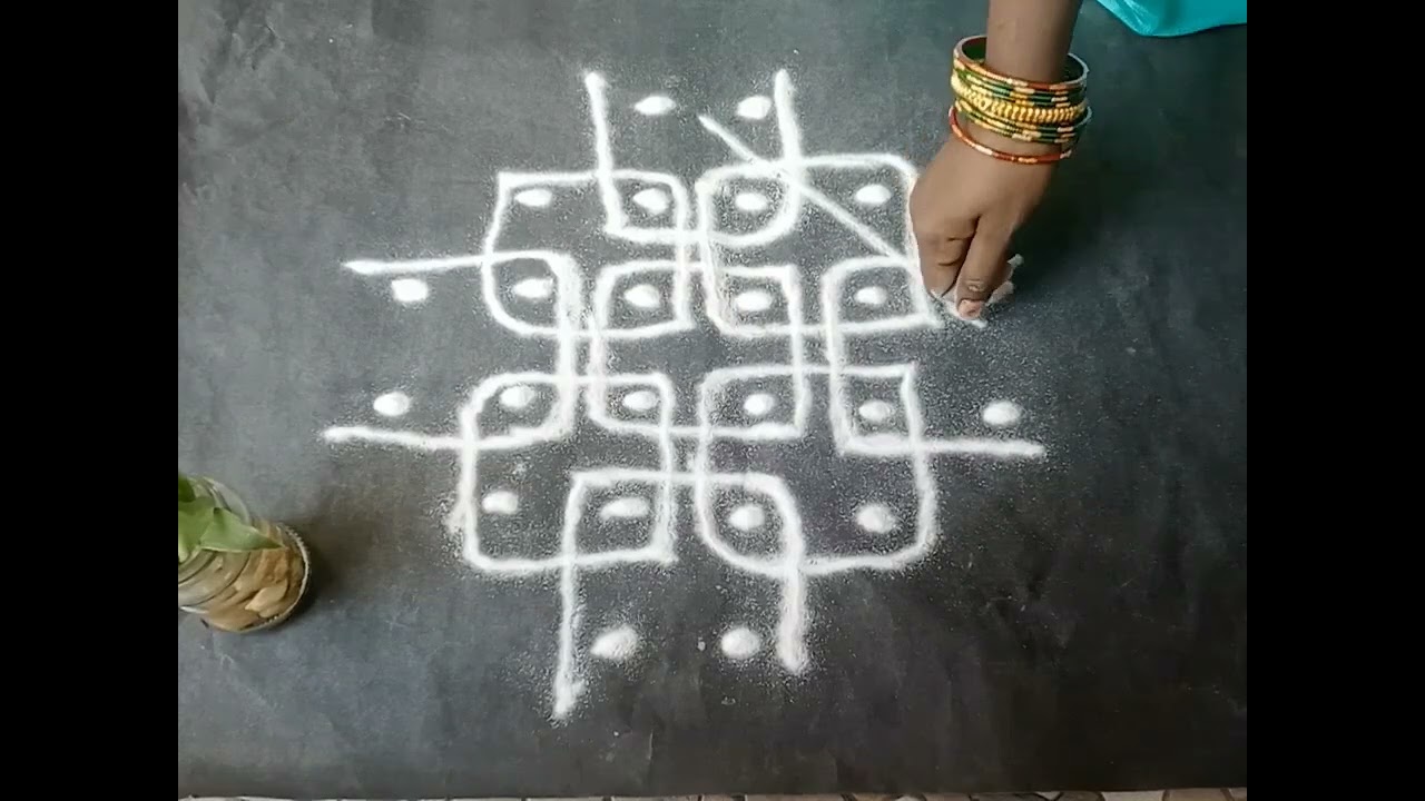 1/100🤗💞 lucky Rangoli muthyala muggulu please support #anithan🤗🤗✨