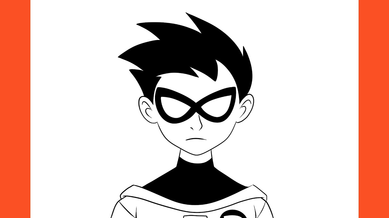 How To Draw Robin (Teen Titans)
