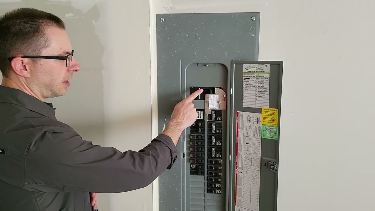 Electrical Panel and Transfer Switch for Generator