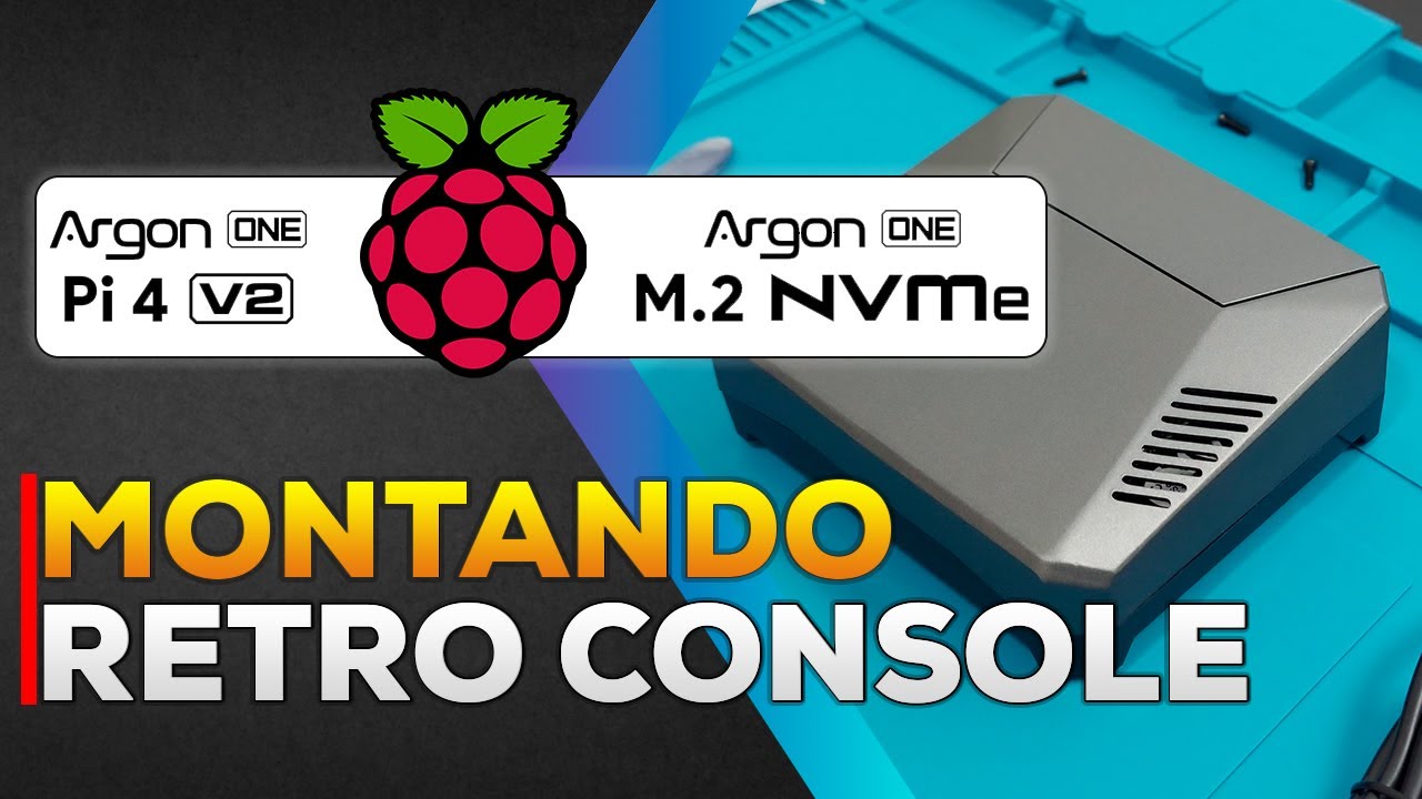 Montando meu Retro Console: Raspberry Pi4 com Case Argon V2 e NVMe