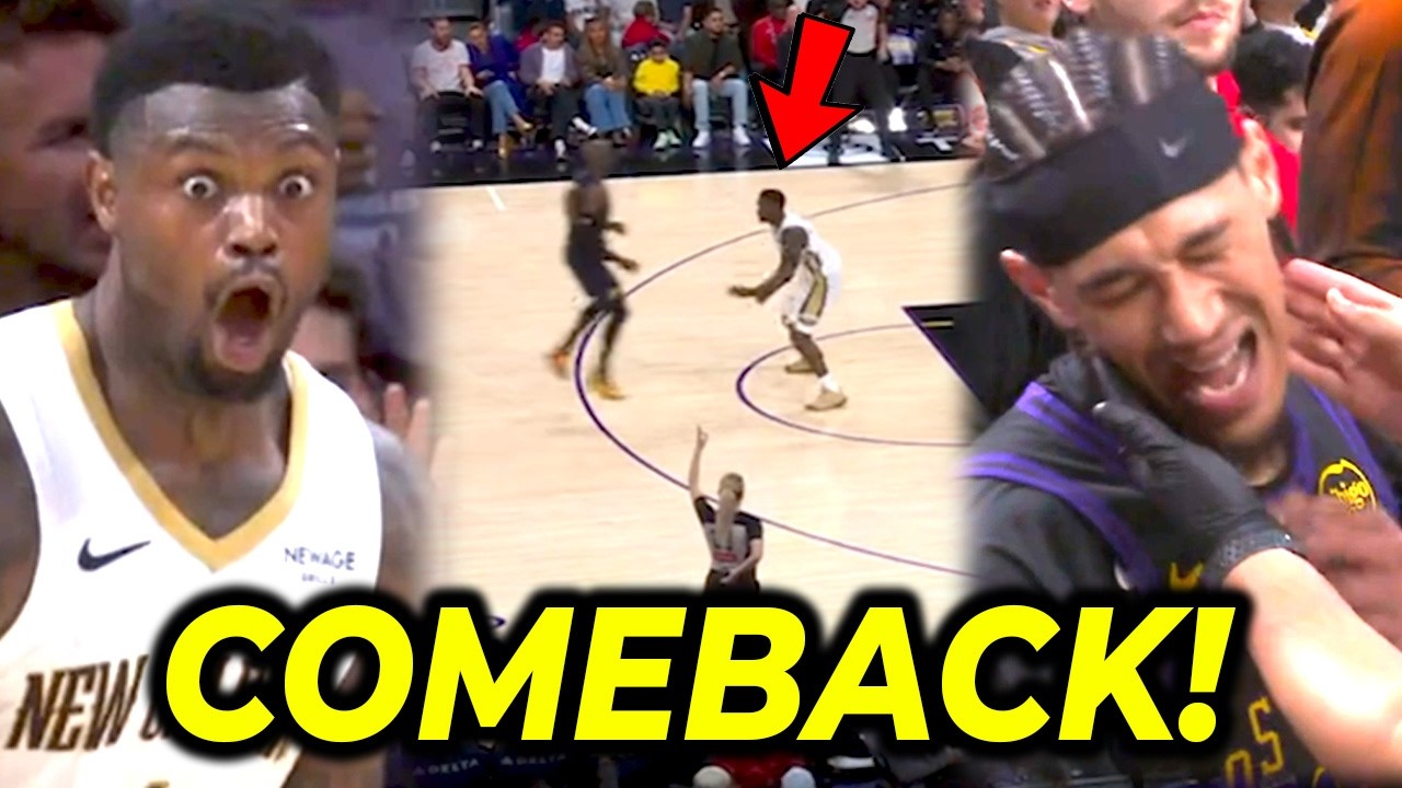 LEBRON VS ZION! Basag panga ni Hayes kay Williamson, epic comeback wild ending!