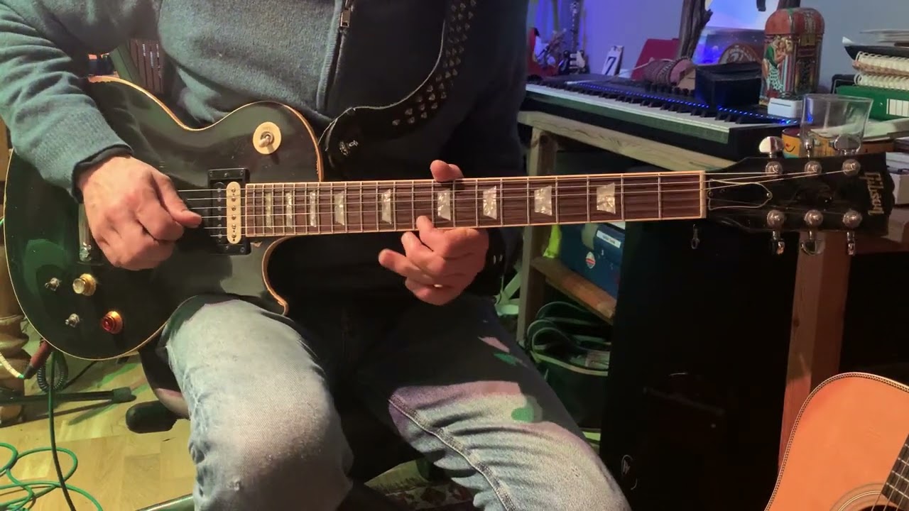 A Major Blues Bends for Guitar