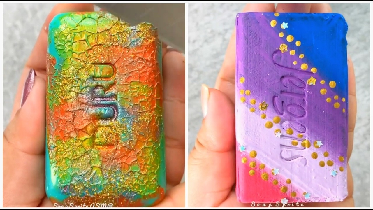 ✨ ASMR Soap Carving for Stress Relief ✨