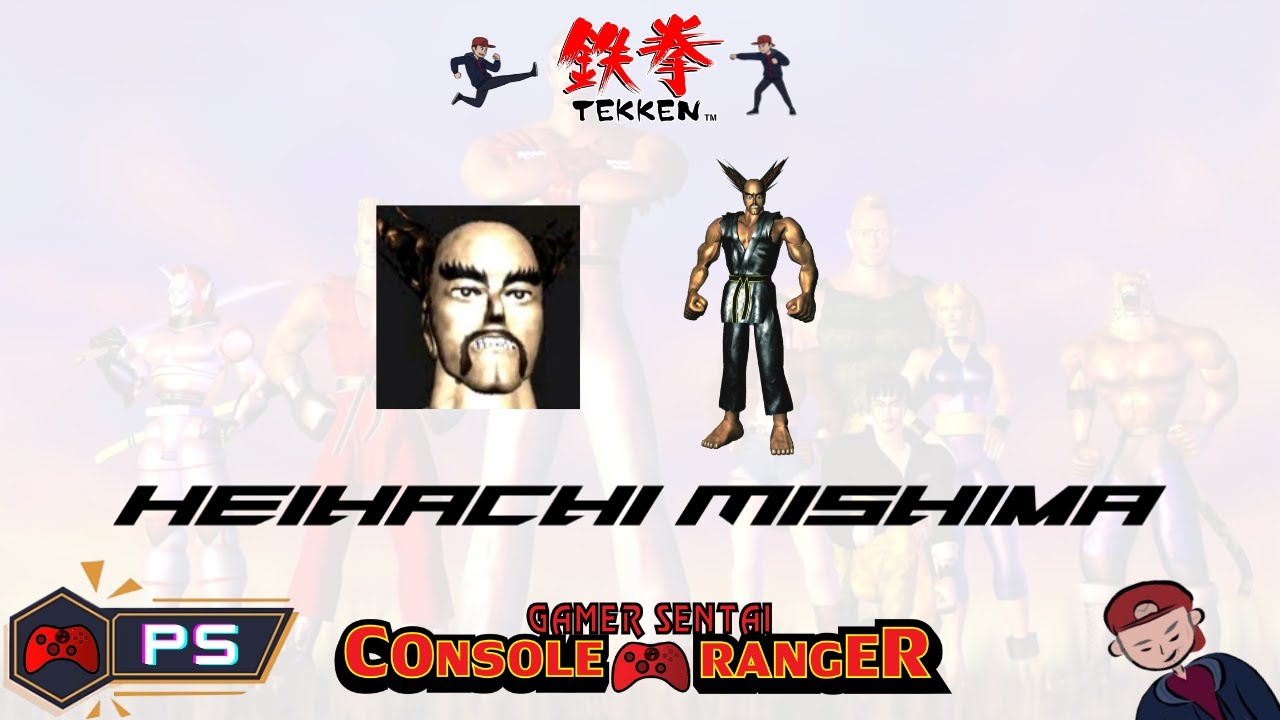 TEKKEN 1 - Heihachi Mishima [Arcade Mode] - [Tekken Project] [No Commentary]