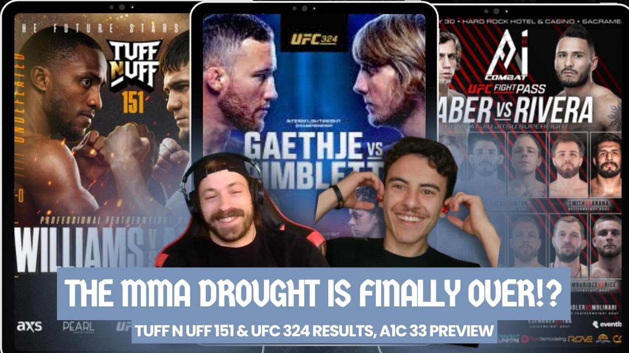 Tuff N Uff 14 and UFC 324 recap, A1 Combat 33 preview | Combat Weekly Ep. 3: 