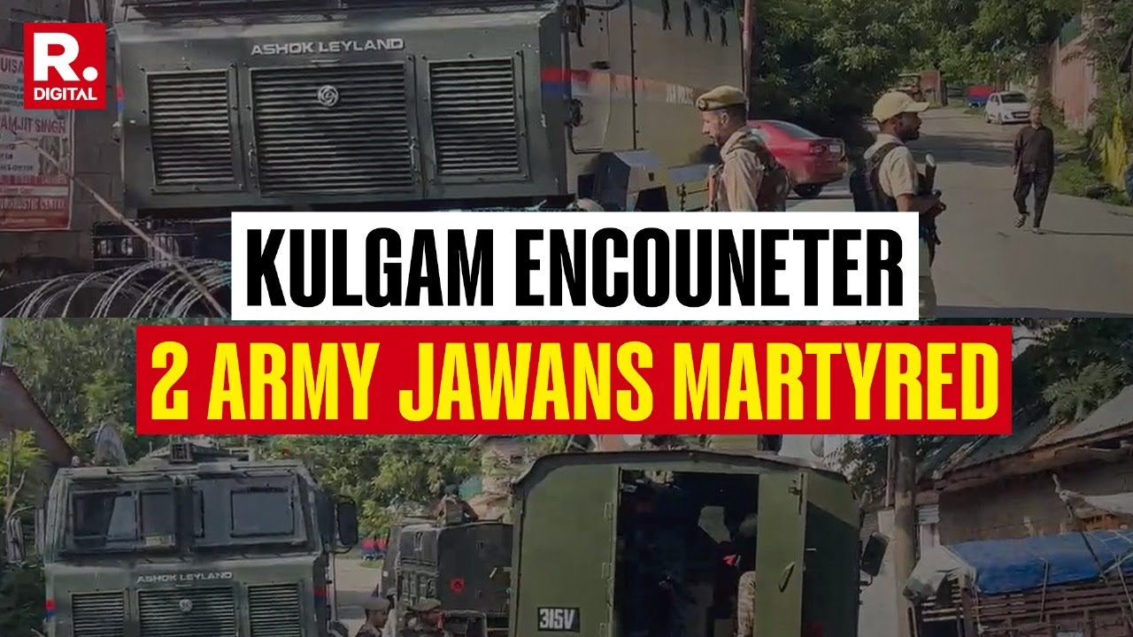 J&K: 2 Army Jawans Martyred In Encounter, Operation Akhal Continues In Kulgam