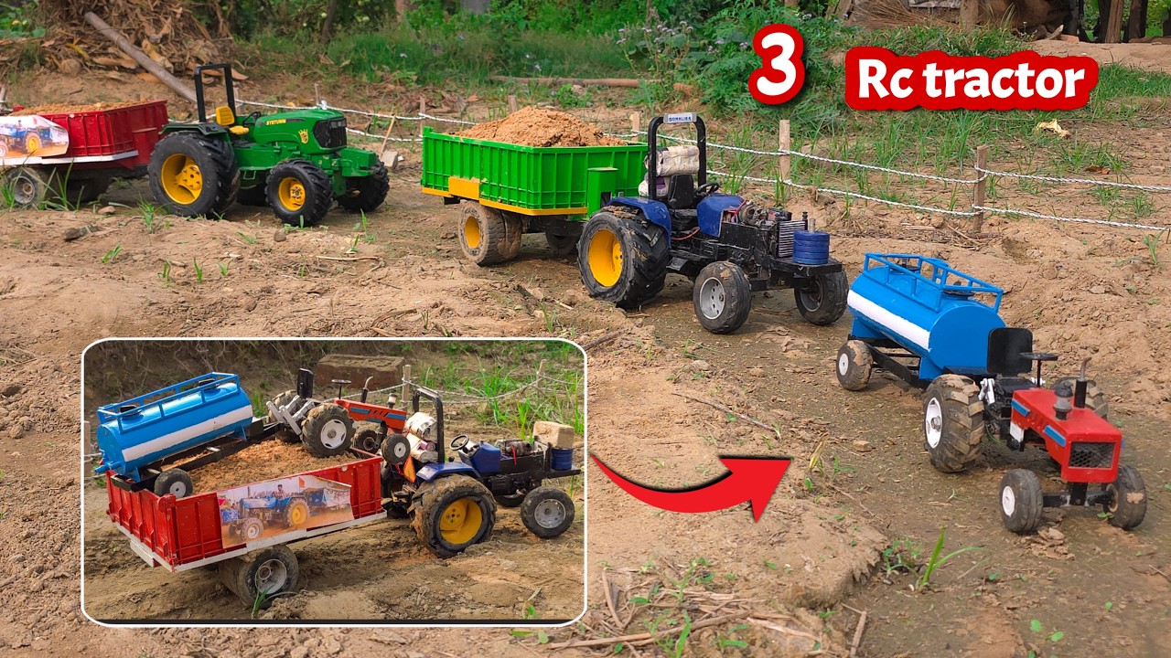 Runnig Rx 60 vs john deere and swaraj tractor in field 😱