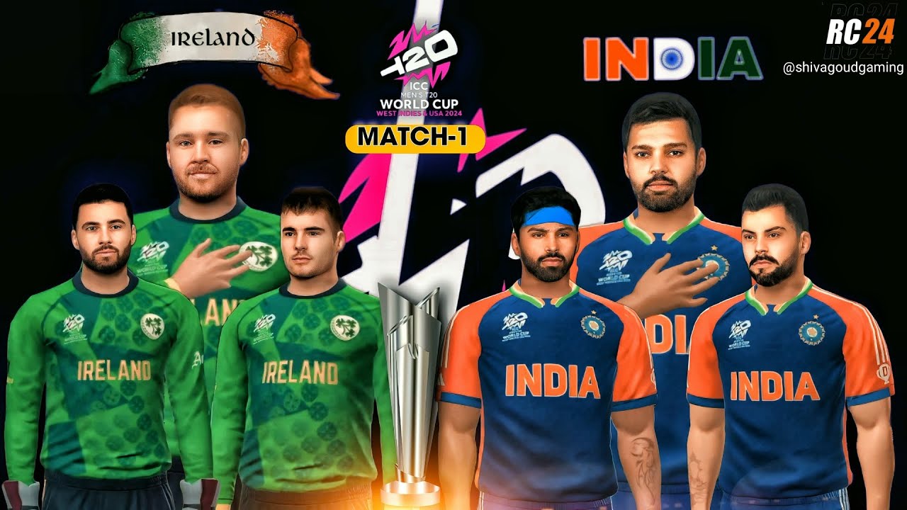 ICC T20 WC 2024 🏆| MATCH-1 | IND🇮🇳 vs IRE🇮🇪 | RC24
