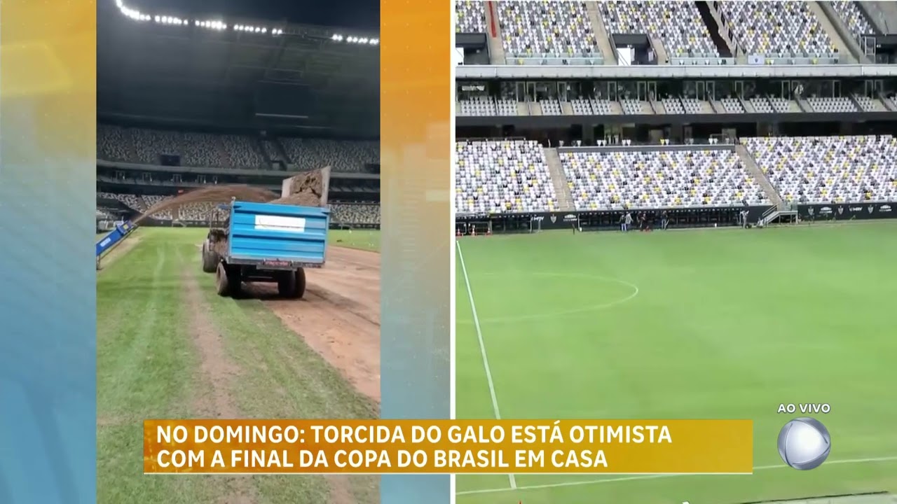 Final da Copa do Brasil entre Atlético e Flamengo será primeiro jogo com gramado novo