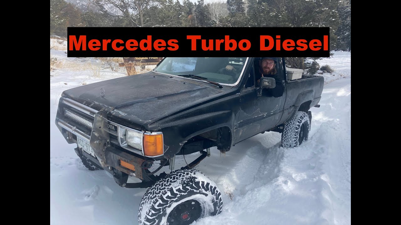 1987 OM617 Turbo Diesel Swapped Toyota 4x4